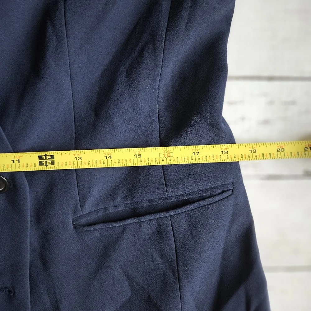 Navy J‎ Crew Double Breasted Blazer Size 12